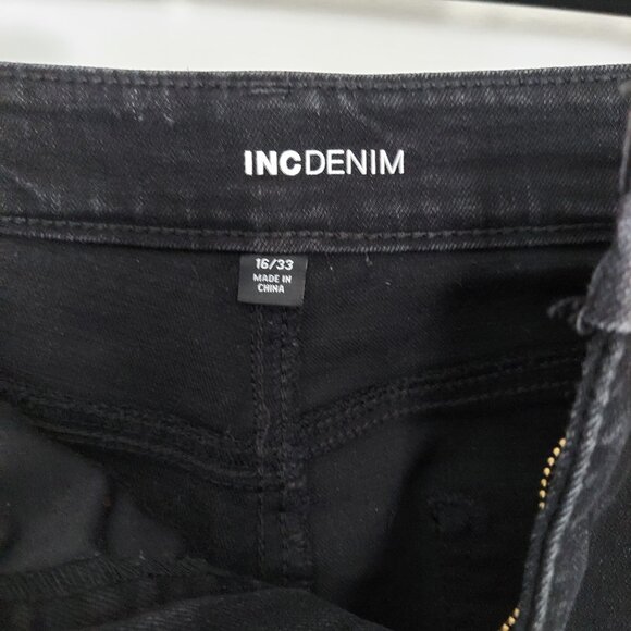 Inc Denim jeans. Sz 16/33. Cotton Spandex mix. - Picture 3 of 3